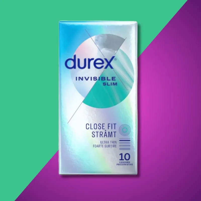 Durex Invisible Extra Lubricated kondoomid